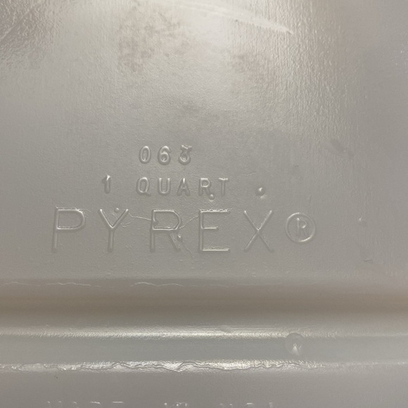 Vintage Old Orchard Pyrex divided casserole with lid 1 quart two tone brown - Picture 7 of 16